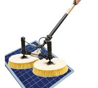 Máquina De Limpieza Y Lavado De Paneles Fotovoltaicos Con Varilla Telescópica, Herramienta De Limpieza De Paneles Solares Y Fotovoltaicos, Robot Limpiador Solar De 7,5 M, Kit De Poste Con Suministro