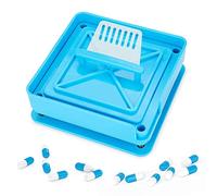 Máquina de llenado de cápsulas Placas de cápsulas vacías de 100 orificios con esparcidor para llenar cápsulas de gelatina o vegetarianas vacías