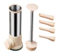 Máquina de llenado de carne - Prensa de salchichas a mano, juego de llenado de cocina | Diseño de boquilla preciso, fácil manejo para la creación de recetas, perfecto para cocinar en casa, preparación