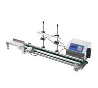 Máquina de llenado de líquidos compacta con cinta transportadora, llenadora de botellas de alta eficiencia para detergente de vino y jugo, mini equipo de línea de producción para pequeñas empresas