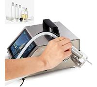 Máquina de llenado de líquidos con bomba peristáltica, capacidad de 1-30 ml/1-100 ml, panel táctil digital para botellas pequeñas, ideal para llenado preciso en diversas aplicaciones