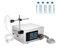 Máquina de llenado de líquidos de acero inoxidable de precisión industrial con 2 boquillas, llenado de botellas de volumen ajustable para aceite, perfume, bebidas alcohólicas, agua, jugo, jabón