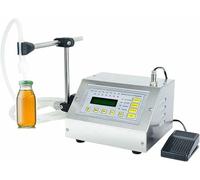 Máquina de llenado de líquidos, llenadora eléctrica de botellas de 5 ml a 3000 ml, bomba peristáltica con pantalla LED, velocidad de llenado de 2800 ml/min, precisión ≤ 0,5 para jugo, perfume, alcohol