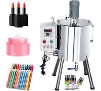 Máquina de llenado de pasta líquida con mezcla de calefacción y agitación para cremas, líquidos y llenado de velas