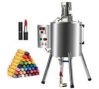 Máquina de Llenado de Pasta Manual, Llenadora de Botellas de Acero Inoxidable de 15L con Tolva Mezcladora, para Crema Cosmética, Salsa de Chile, Mostaza, Miel y Lápiz Labial, Llenador de Líquidos