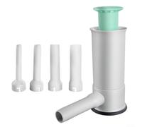Máquina de llenado de salchichas fácil de usar con 4 tubos de relleno para una deliciosa experiencia de cocina (A)