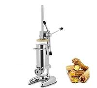 Máquina de llenado manual comercial de crema de churro y dona, llenadora vertical de mermelada de acero inoxidable para panaderías y tiendas de postres