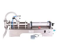 Máquina de llenado neumática de 30W | Máquina de llenado de líquidos neumática horizontal de 40 botellas/min | Máquina de llenado cosmética-champú, máquina de llenado 100-1000ML