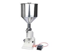 Máquina de llenado neumática para pasta, acero inoxidable, ideal para miel, ketchup, brillo de labios, cremas cosméticas, alta precisión, fácil de operar, diseño duradero