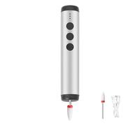 Máquina de manicura ligera 2 en 1 Sistemas de pulido Lámpara de uñas Cuerpo de aleación de aluminio Actuaciones silenciosas para uso diario Eléctrico profesional