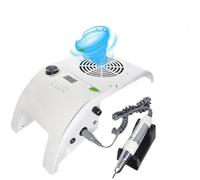 Máquina de manicura profesional 168 W, potente aspiradora, lámpara uñas 80 , secado rápido todo tipo esmaltes, juego brocas for(3 in 1 168W,US)