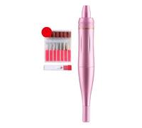 Máquina de manicura profesional de 35000 rpm, amoladora eléctrica, pulidora con brocas y bandas de lijado