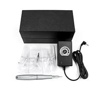 Máquina De Maquillaje Permanente Pluma De Tatuaje Máquina De Tatuaje Digital Profesional Juegos De Máquinas Con Cartuchos Ceja Labio LW002,Silver machine kits