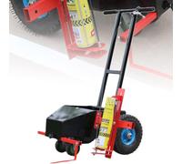 Máquina de marcado de pintura Máquina aplicadora de líneas de transferencia con rueda para marcar carriles, con ajuste de ancho de 4 a 18 cm, para estadios, campos deportivos y canchas.