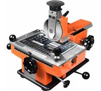Máquina de marcado de placas de identificación, estampadora semiautomática para placa de metal/tarjeta de PVC, rueda de caracteres de acero al cromo vanadio endurecido de 3 mm