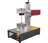 Máquina de marcado láser 5W UV 3D, grabado láser interno de alta precisión para cristales, grabadora UV de 5 W con refrigeración por aire, eje rotativo de 80 mm, lentes de 70×70 mm y 175×175 mm
