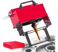 Máquina de marcado neumática portátil, grabador industrial para código VIN, número de serie, marcado de piezas, herramienta de grabado de metal