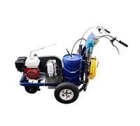 Máquina de marcado por pulverización sin aire para pavimento de uno o dos componentes, máquina de marcado en aerosol de alta eficiencia, equipo de marcado de carreteras para estacionamientos, fábricas