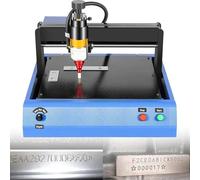 Máquina de marcado por punteado para metal, herramienta de grabado de alta velocidad para placas de identificación y etiquetas, ideal para impresión de códigos VIN y etiquetas