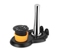 Máquina de martillo de café en polvo de acero inoxidable sólido para tapas de café con limpiador de cepillo, cápsula de café reutilizable