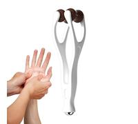 Máquina de masaje de doble rodillo para manos - Masajeador de manos | Anillos compactos manuales ergonómicos | Herramientas de masaje de dedos - para familias Mujeres Trabajadores Amantes Atletas