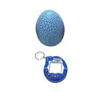 Máquina de Mascotas Digital Virtual para Niños, Juego de Mascotas Electrónicas Portátiles Fácil de Usar con Estuche en Forma de Huevo (Blue)