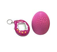 Máquina de Mascotas Digital Virtual para Niños, Juego de Mascotas Electrónicas Portátiles Fácil de Usar con Estuche en Forma de Huevo (Pink)