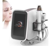 Máquina De Microagujas De Radiofrecuencia Para Lifting Facial, Reafirmante De Piel, Rejuvenecedor Facial Y Eliminación De Estrías Con 2 Mangos, Para Terapia De Eliminación De Arrugas Y Belleza Facial