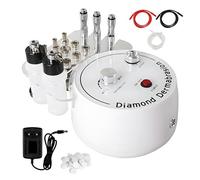 Máquina De Microdermoabrasión De Diamante 3 en 1, Hydrafacial Maquina Profesional con Tubo de Vidrio al Vacío y Botella con Pulverizador Equipo De Salón para El Cuidado De La Piel Facial
