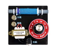 Máquina de Mineral por Radio, Detector de Diodos de Doble Bucle con Convertidor de Impedancia.