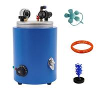 Máquina de moldeo de barril redondo de inyección de plástico,máquina inyectora de cera de 350W, máquina de fundición y fusión de moldes, inyector de cera for joyería 30-110 ℃/86-230 °F