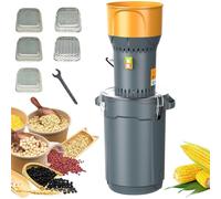 Máquina de molienda de maíz 1300W, molino de granos eléctrico de 25L con 5 tamices de diferente finura y cubo desmontable, alta velocidad 19000 RPM para maíz, trigo, procesamiento de alimentos.