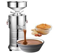 Máquina de molienda de mantequilla de maní comercial de 1100 W, máquina eléctrica de molienda de nueces de mantequilla de maní de 15 kg/h, 2850 r/min, máquina para hacer pasta de maní y sésamo, para