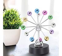 Máquina de Movimiento Perpetuo, Juguetes de Escritorio Cinético Juguetes de Escritorio con Diseño de Ruedas de Cielo Plástico para la Decoración del Hogar