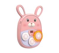 Máquina de música de boxeo, tablero de perforación electrónico de dibujos animados, objetivo de entrenamiento recargable, almohadilla de retroalimentación de ritmo, juego de fitness, ideal para niños
