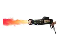 Máquina de niebla, 50 W Smoke Machine Pistola pulverizadora, 4 colores, diseño inalámbrico, niebla de 7 m de ancho de pulverización, mini máquina de humo con manguera de 3 m de longitud