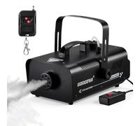 Máquina de niebla de 1000 W con temporizador, control remoto inalámbrico y control manual, ideal para Halloween, fiestas, actuaciones de escenario, conciertos y clubes