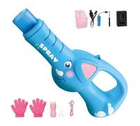 Máquina de Niebla de Burbujas, Juguete de Recargable Automático, Fabricante de Niebla y Burbujas para con luces LED y Música, Material seguro con Controles Simples, Yo