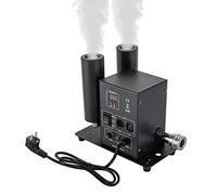 Máquina de niebla de CO₂, columna de aire, 150 W, 220 V, ancho de pulverización 2-6 m, altura de pulverización 6-8 m, con boquilla doble ajustable 0-100°, pintura al horno, pantalla LED, indicador de