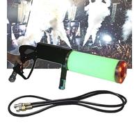 Máquina de niebla de CO2 portátil, pistola de niebla de CO2 LED RGB, cañón pulverizador de CO2, máquina de humo con efectos de DJ for conciertos, fiestas, bares y clubes.