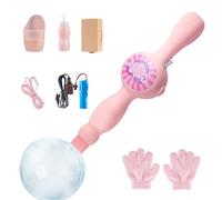 Máquina De Niebla: Máquina De Burbujas De 12,2x2,76x1,97 Pulgadas para Niños, De Burbujas Iluminada Que Hace De Niebla con Luz, Soplador Eléctrico Creativo Y Elegante | con Efectos Vibra