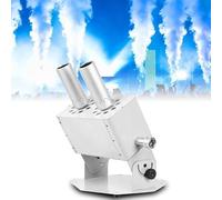 Máquina de niebla Máquina de chorro de Co2 de doble cabezal, máquina de niebla de humo de columna de Co2 con efecto de escenario con manguera de 3 metros Máquina de niebla de humo de Co2