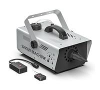 Máquina de Nieve 1000W, Máquina de Espuma con Mando a Distancia y Control por Cable, Depósito de 1L para Navidad, Bodas, Fotografía, Fiestas, Escenario Infantil, Desfiles