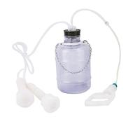 Máquina de ordeño manual portátil de 3 L, kit de ordeño para cabras y vacas domésticas, dispositivo de ordeño por succión manual con botella de recolección de 3 litros para uso en (para ganado)