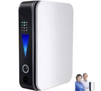 Máquina de oxígeno, concentrador de oxígeno portátil, dispositivo de oxígeno de 3 l/min, generador de oxígeno ajustable, trabajo silencioso for uso doméstico y de viaje, purificador de aire for automó