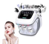 Máquina de oxígeno e hidrógeno para exfoliación facial, pantalla táctil de 8 pulgadas, 450 W, tiempo y temperatura ajustables para el tratamiento del acné y la eliminación, 40 x 42 x 28 cm 10in1