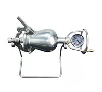 Máquina de Palomitas Chinas Tradicional - Mini Cañón de Palomitas Manual, Estilo Retro para Reuniones Familiares/Fiestas, Sin Electricidad, Máquina de Tentempiés DIY Divertida para Niños y Adultos