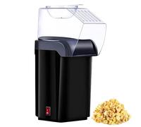 Máquina de palomitas de maíz de aire caliente, 1200 W, eléctrica, hecha en casa, palomitas de maíz rápidas, 2 minutos, manejo rápido con un solo toque para películas caseras y fiestas de Navidad