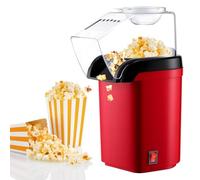 Máquina de palomitas de maíz de aire caliente, mini máquina de palomitas de maíz de aire caliente, 1200 W, sin grasa, aceite de palomitas de maíz Maker, poping rápido en 3 minutos, para casa, noches