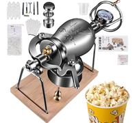 Máquina de palomitas de maíz de alta presión, máquina de arroz inflado a mano para palomitas de maíz caseras, perfecta para noches de cine en familia